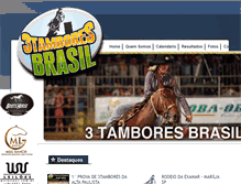 Tablet Screenshot of 3tamboresbrasil.com.br